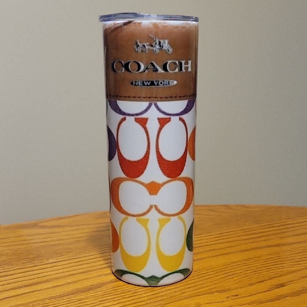 Homemade Coach Multicolor Tumbler